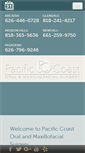 Mobile Screenshot of pacificcoastoms.com