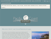 Tablet Screenshot of pacificcoastoms.com